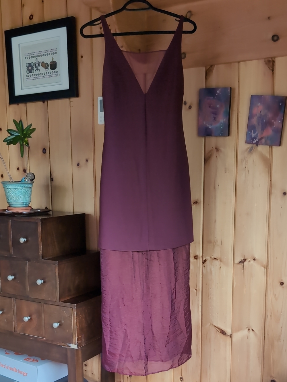 Abercrombie & Fitch Sleeveless Burgundy Dress